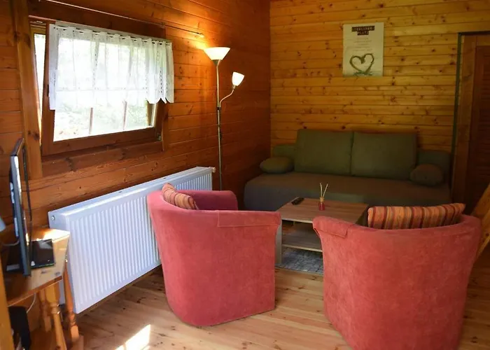 Gemuetliches Blockhaus, Waldblick, Naehe Ber/sxf Hébergement de vacances